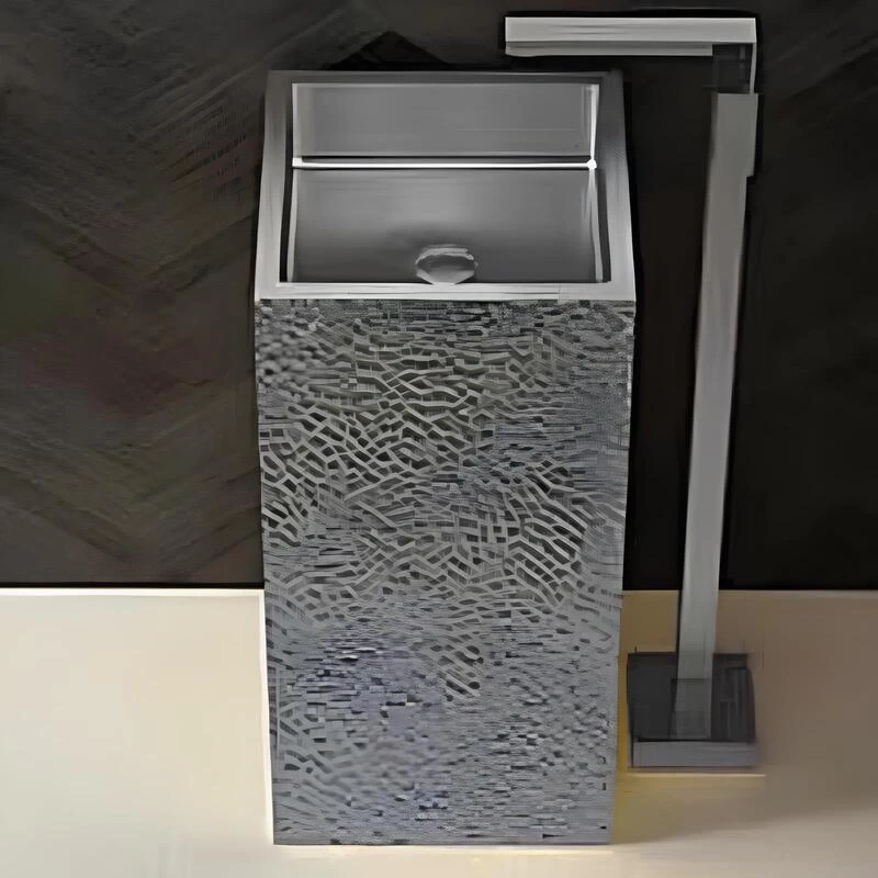 Schnelle Sch S8826-Monoblok Kare  Çelik Lavabo