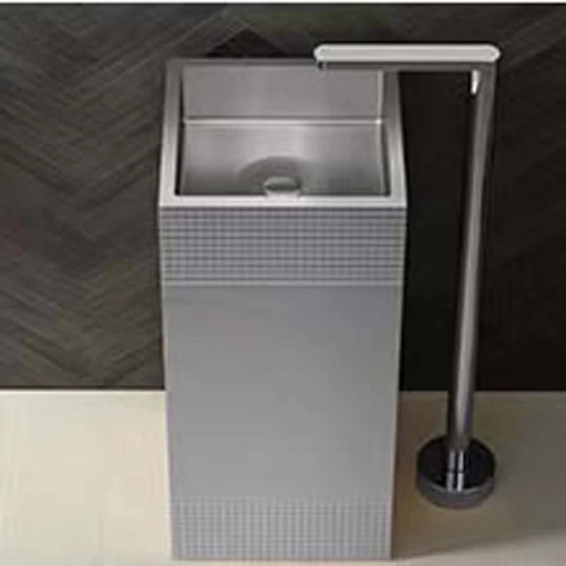 Schnelle Sch S8810-Monoblok Kare  Çelik Lavabo