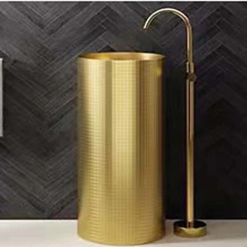 Schnelle Sch G8811-Monoblok Oval  Çelik Lavabo