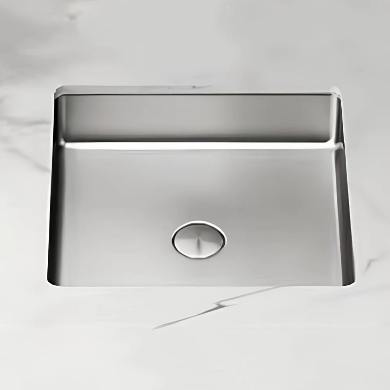 Schnelle Sch S204 Chrome Tezgah Altı Kare Çelik Lavabo