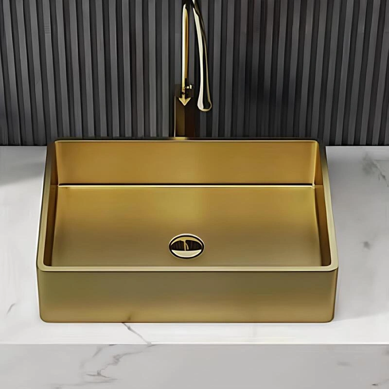 Schnelle Sch B5514 Antique Tezgah Üstü Dikdörtgen Çelik Lavabo