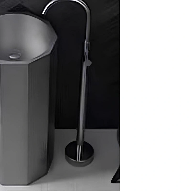 Schnelle Sch BL8821 Hegzagon Oval Monoblok Çelik Lavabo