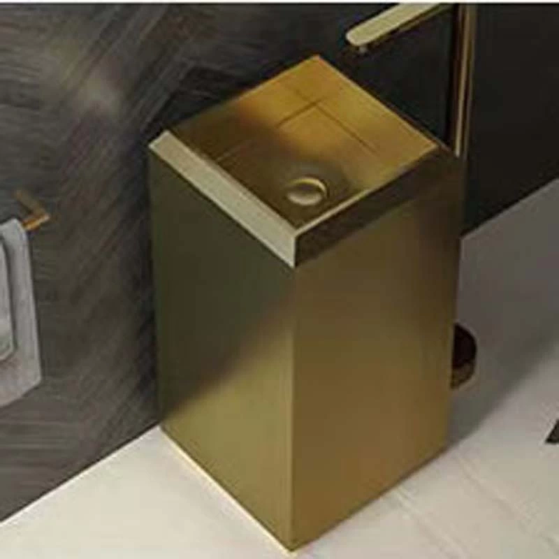 Schnelle Sch B8830 Antique Kare Monoblok Çelik Lavabo