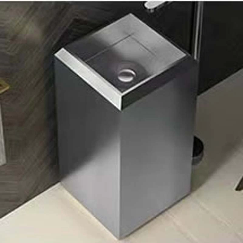 Schnelle Sch S8830 Chrome Kare Monoblok Çelik Lavabo