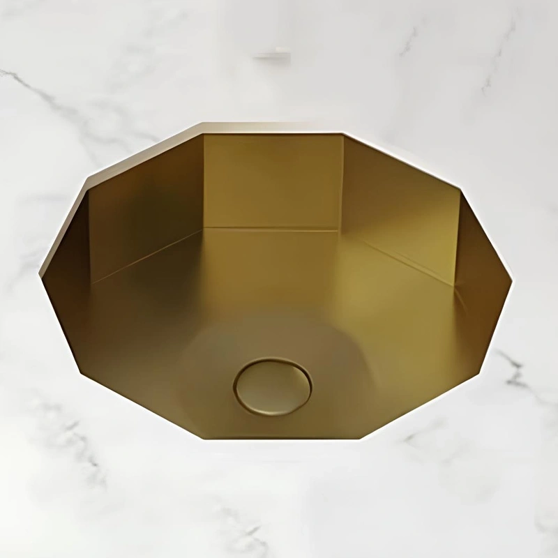 Schnelle Sch B206 Antique Tezgah Altı Hegzagon Çelik Lavabo