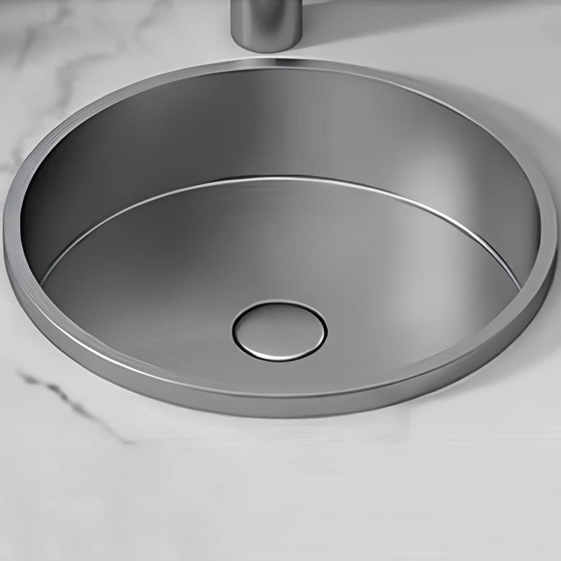 Schnelle Sch BL207 Grey Tezgah Altı Oval Çelik Lavabo