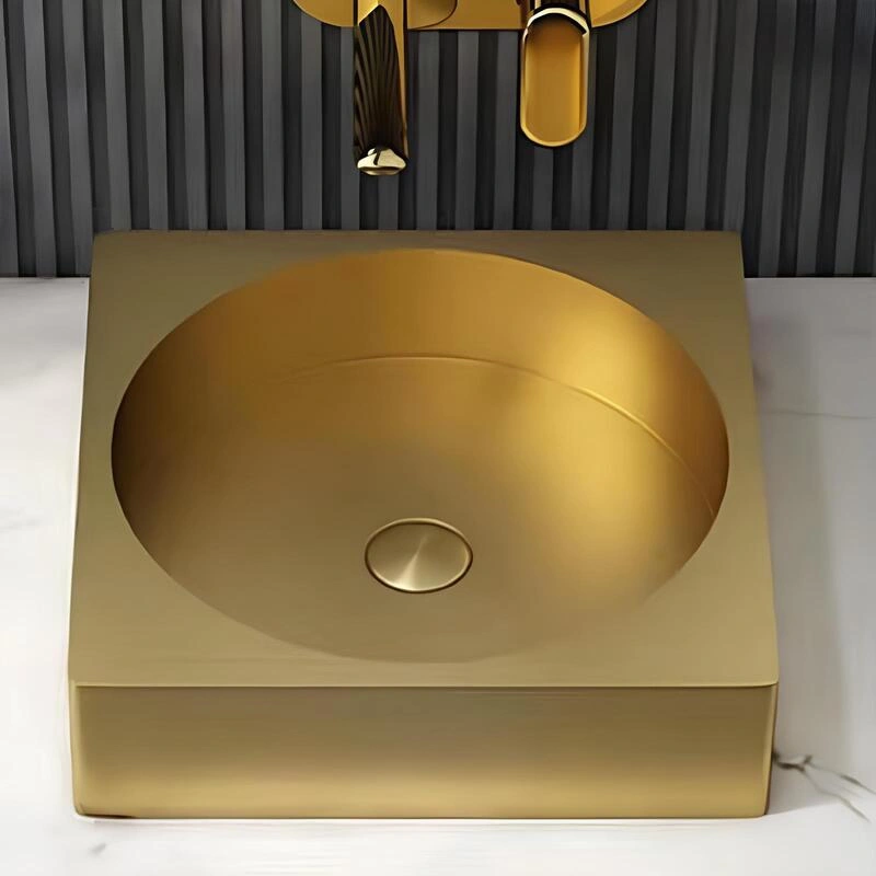 Schnelle Sch G5507- Tezgah Üstü Kare Çelik Lavabo