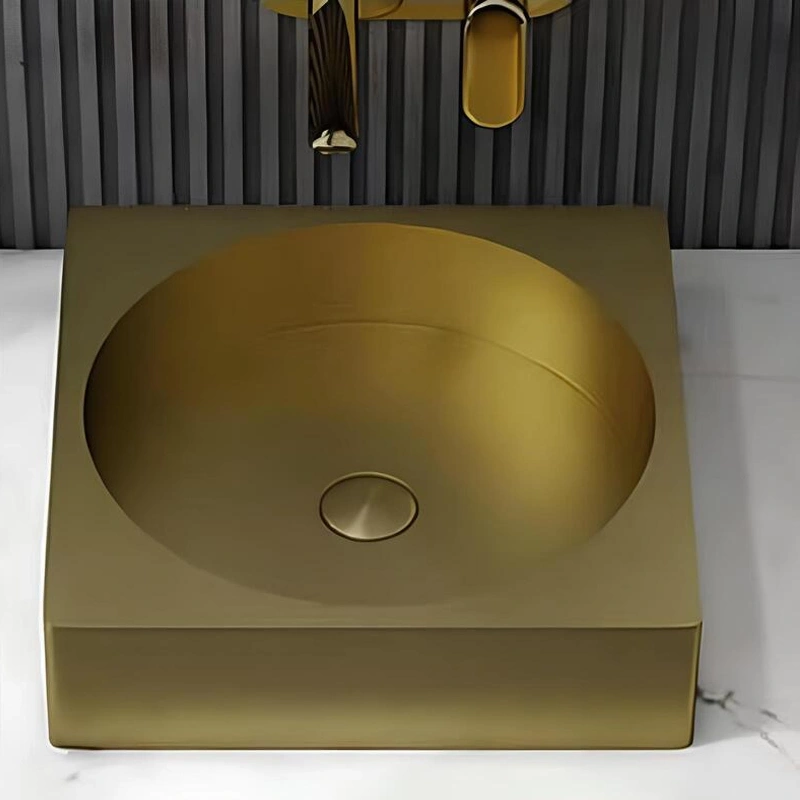 Schnelle Sch B5507 Antique Tezgah Üstü Kare Çelik Lavabo