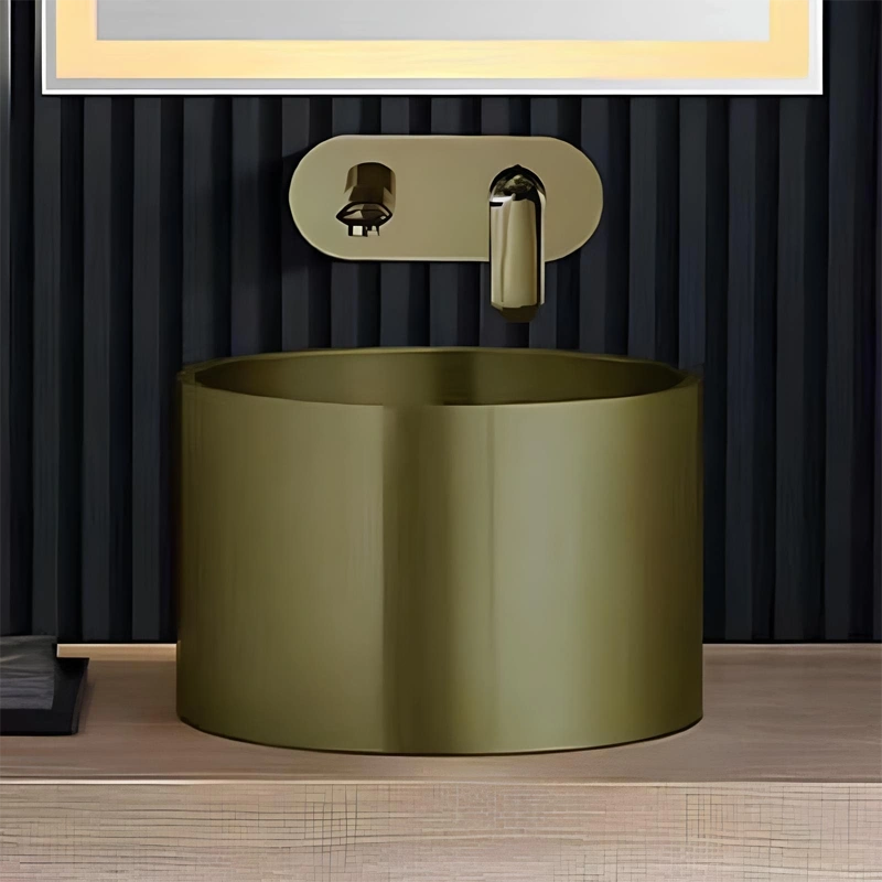 Schnelle Sch B5511 Antique Tezgah Üstü Oval Çelik Lavabo