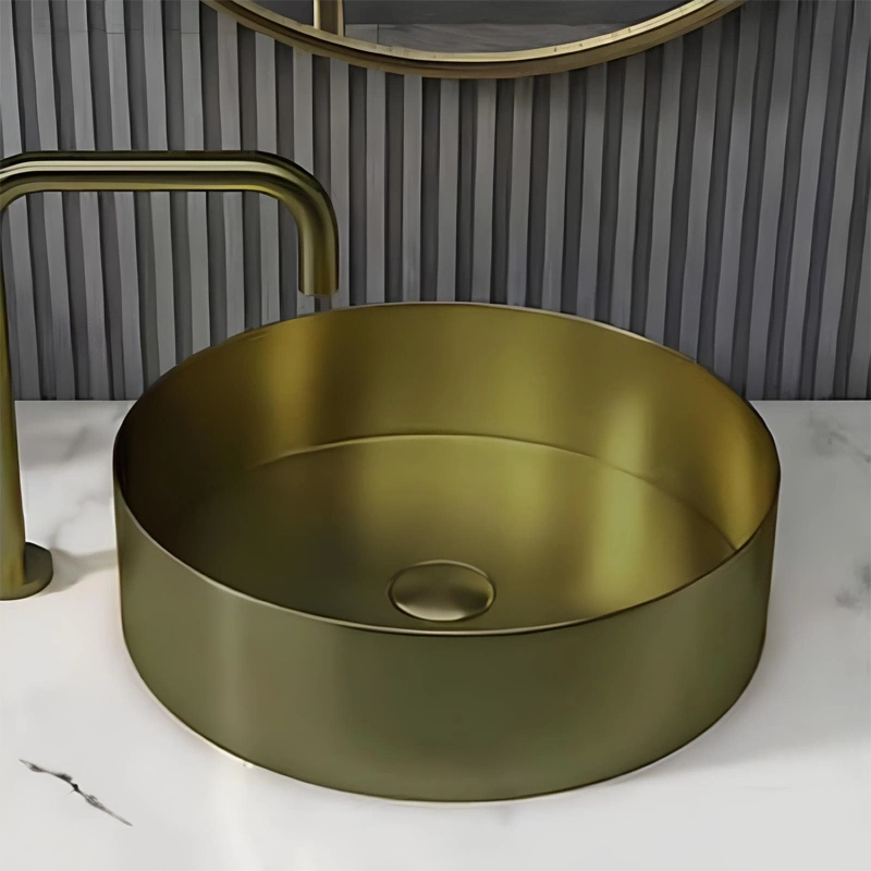 Schnelle Sch B5512 Antique Tezgah Üstü Oval Çelik Lavabo