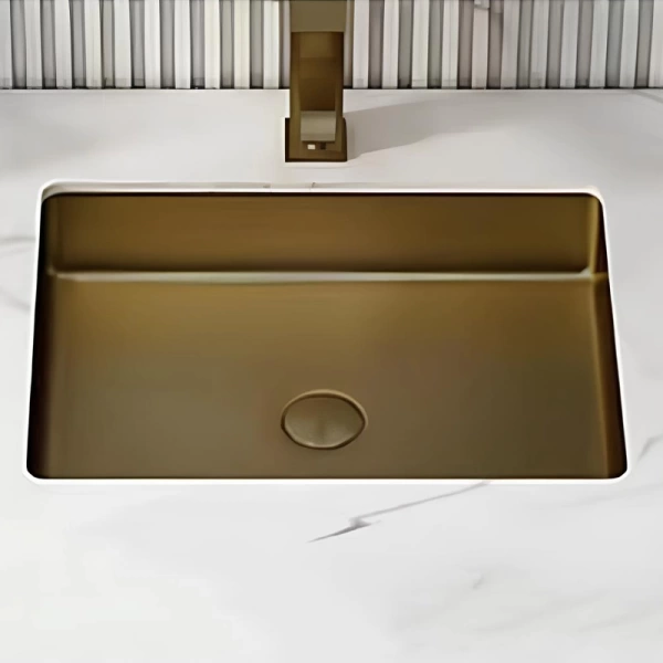 SCHNELLE 6 SCH B202 Antique Tezgah Altı Dikdörtgen Çelik Lavabo
