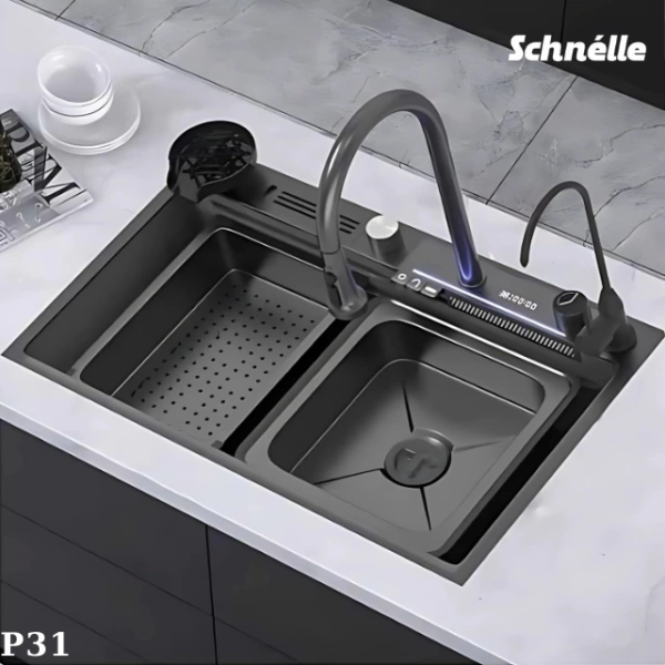 Schnelle Sch-P31 Akıllı Mutfak Evyesi 3 Fonksiyonlu