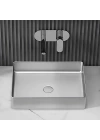 SCHNELLE 109 SCH S5504 Chrome Tezgah Üstü Dikdörtgen Çelik Lavabo
