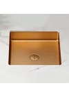 SCHNELLE 11 SCH RG203 Rose Gold Tezgah Altı Dikdörtgen Çelik Lavabo
