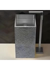 Schnelle Sch S8826-Monoblok Kare  Çelik Lavabo
