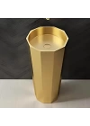 SCHNELLE 164 SCH G8802 Gold Monoblok Hegzagon  Çelik Lavabo