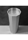 SCHNELLE 167 SCH S8802 Chrome Monoblok Hegzagon  Çelik Lavabo