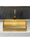 SCHNELLE 188 SCH G5502 Gold Tezgah Üstü Dikdörtgen Çelik Lavabo
