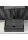 SCHNELLE 198 SCH BK5514 Black Tezgah Üstü Dikdörtgen Çelik Lavabo
