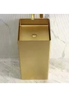 SCHNELLE 217 SCH G8817 Gold Kare Monoblok Çelik Lavabo