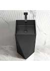 SCHNELLE 225 SCH BK8820 Black Kare Monoblok Çelik Lavabo