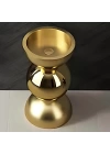 SCHNELLE 234 SCH G8827 Gold Oval Monoblok Çelik Lavabo