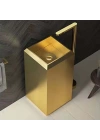 SCHNELLE 252 SCH G5530 Gold Kare Monoblok Çelik Lavabo