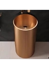 SCHNELLE 259 SCH RG8831 Rose Gold Oval Monoblok Çelik Lavabo