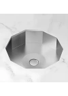 Schnelle Sch S206 Chrome Tezgah Altı Hegzagon Çelik Lavabo