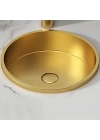 SCHNELLE 34 SCH G207-- Gold Tezgah Altı Oval Çelik Lavabo