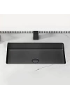 SCHNELLE 38 SCH BK208 BlackTezgah Altı Dikdörtgen Çelik Lavabo
