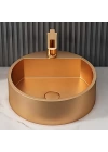 SCHNELLE 59 SCH RG5506 Rose Gold Tezgah Üstü Oval Çelik Lavabo