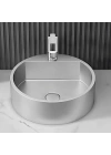 SCHNELLE 61 SCH S5506 Chrome Tezgah Üstü Oval Çelik Lavabo