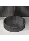 SCHNELLE 74 SCH BK5509 Black Tezgah Üstü Hegzagon Çelik Lavabo