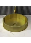 SCHNELLE 78 SCH B5509 Antique Tezgah Üstü Hegzagon Çelik Lavabo