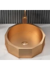 SCHNELLE 83 SCH RG5510 Rose Gold Tezgah Üstü Hegzagon Çelik Lavabo