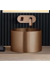 SCHNELLE 89 SCH RG5511 Rose Gold Tezgah Üstü Oval Çelik Lavabo