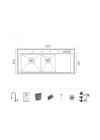 Schnelle AQ 12050NX 120 Cm Mutfak Evyesi