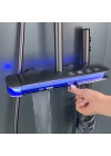 Schnelle Space Black Dijital Termostatik Duş Seti