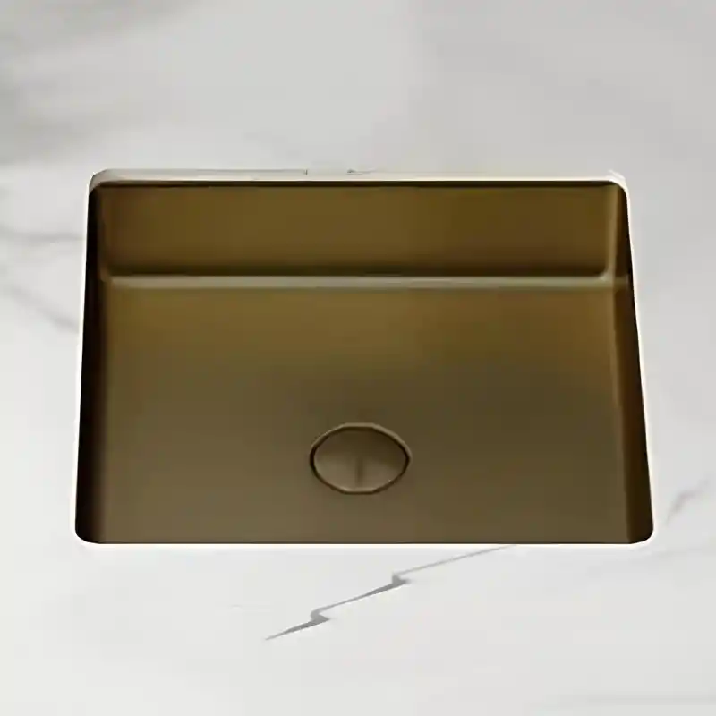 Schnelle Sch B203 Black Tezgah Altı Dikdörtgen Çelik Lavabo