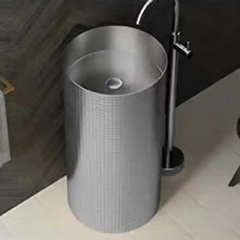 Schnelle Sch S8823 Chrome Monoblok Oval Çelik Lavabo