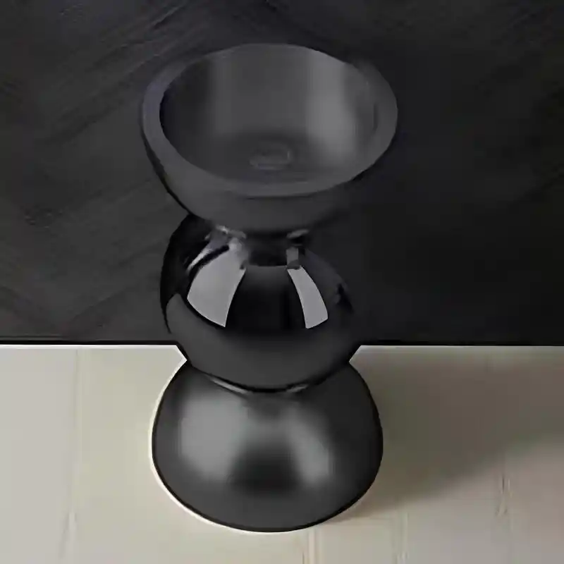 Schnelle Sch BK8827 Black Monoblok Oval Çelik Lavabo