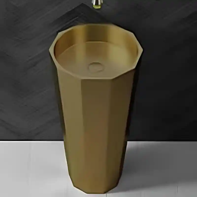 Schnelle Sch B8802 Rustik Monoblok Hegzagon Çelik Lavabo