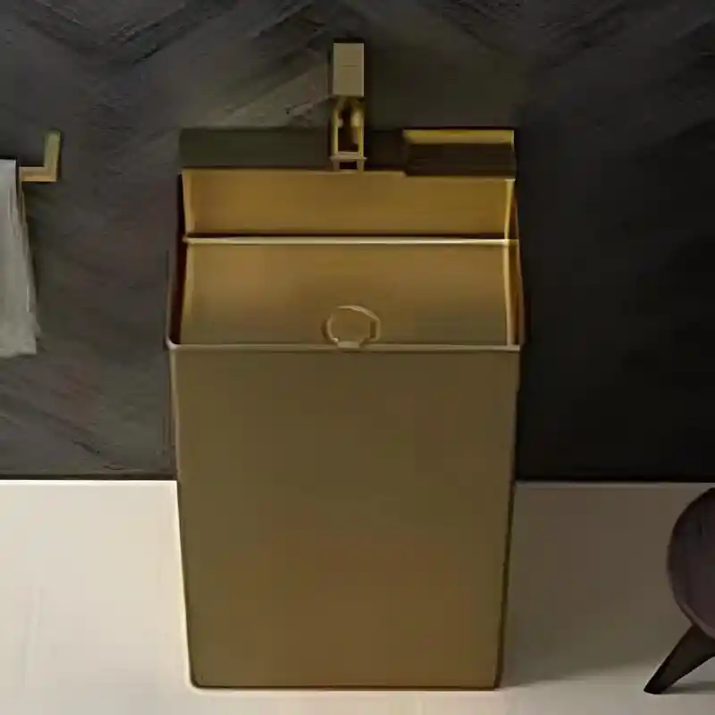 Schnelle Sch B8803 Rustik Monoblok Dikdörtgen Çelik Lavabo