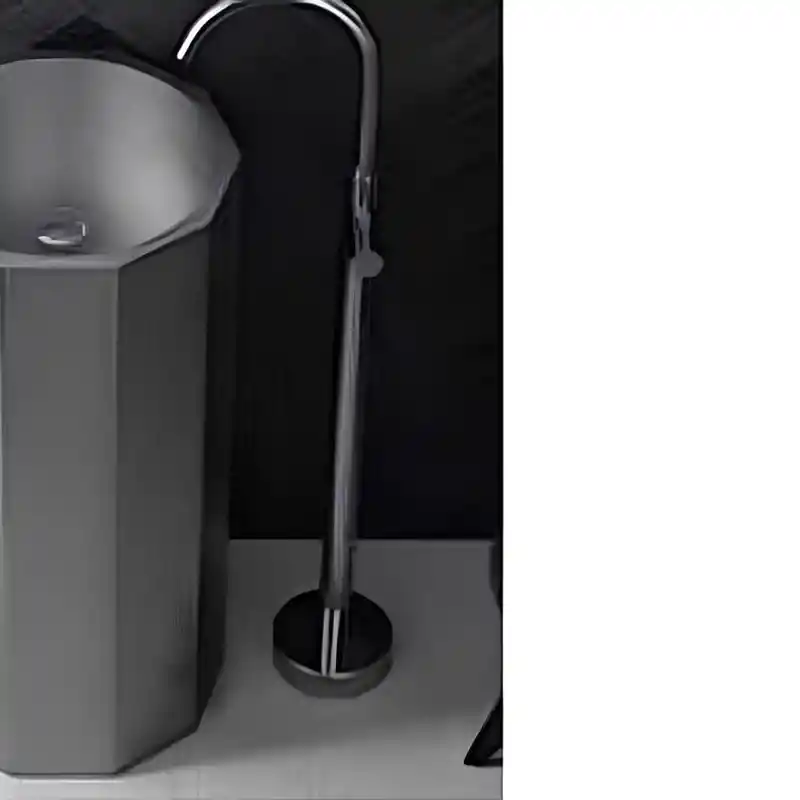 Schnelle Sch BL8821 Hegzagon Oval Monoblok Çelik Lavabo