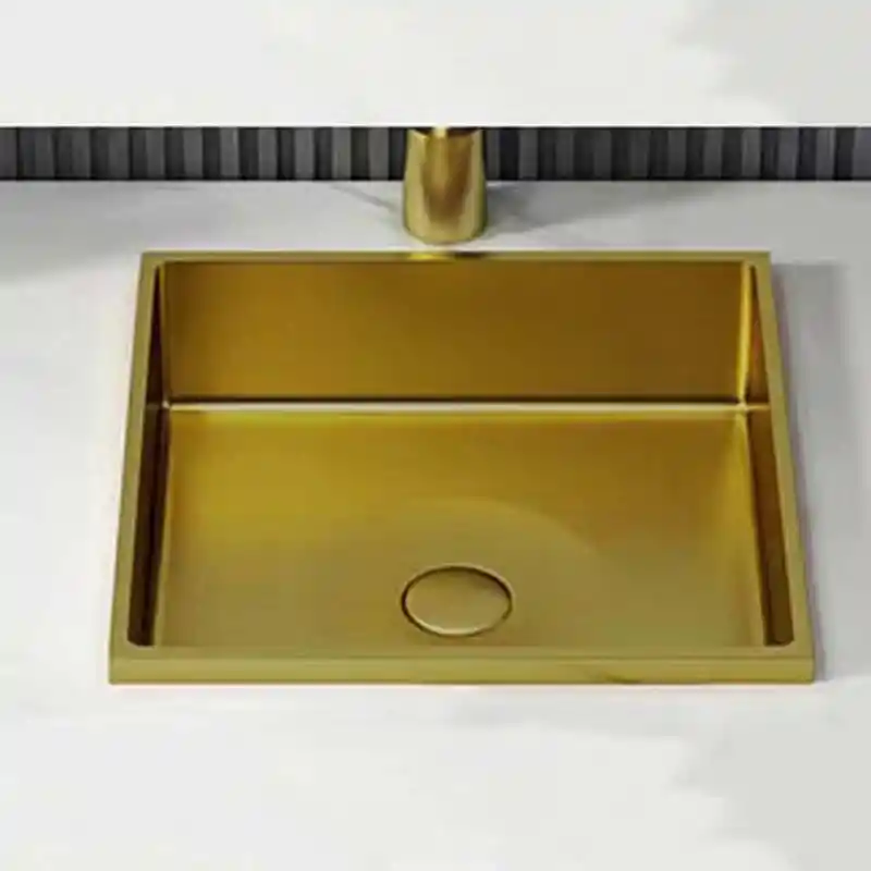 Schnelle Sch B205 Rustik Tezgah Altı Dikdörtgen Çelik Lavabo