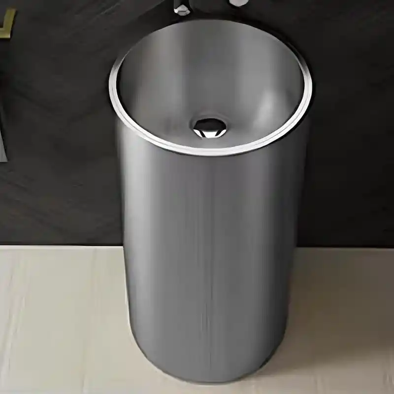 Schnelle Sch S8831 Chrome Oval Monoblok Çelik Lavabo