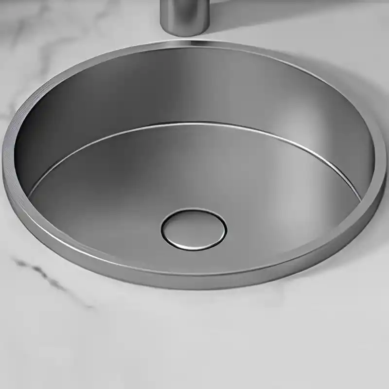Schnelle Sch BL207 Grey Tezgah Altı Oval Çelik Lavabo