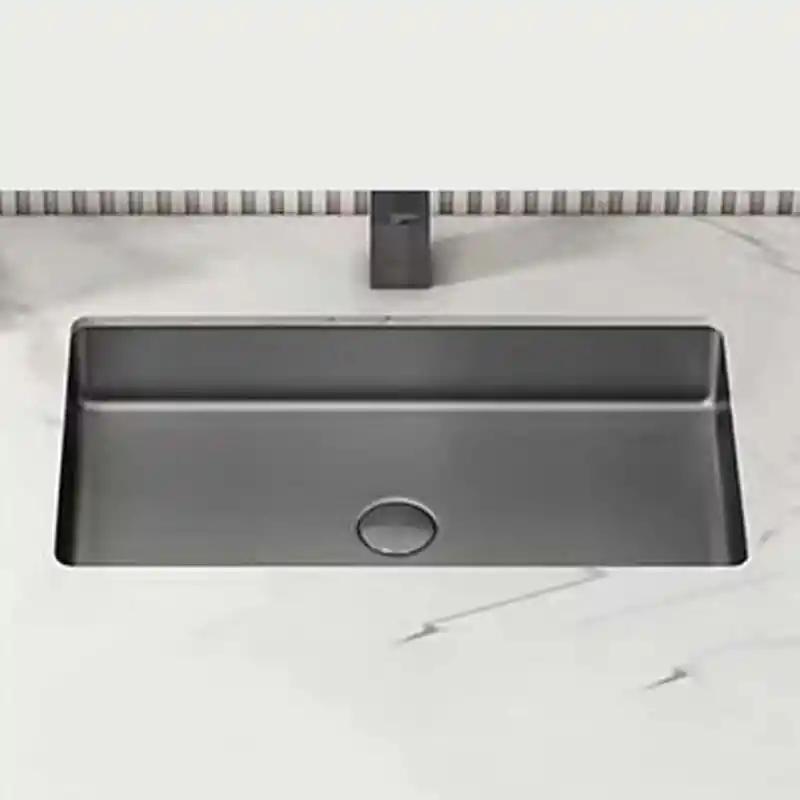 Schnelle Sch BL208 Grey Tezgah Altı Dikdörtgen Çelik Lavabo