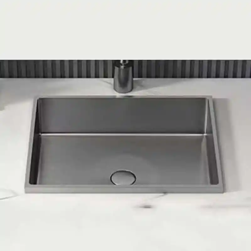 Schnelle Sch BL210 Grey Tezgah Altı Dikdörtgen Çelik Lavabo
